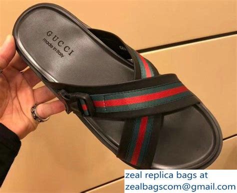 cross strap gucci mens sandal|Designer Sandals for Men .